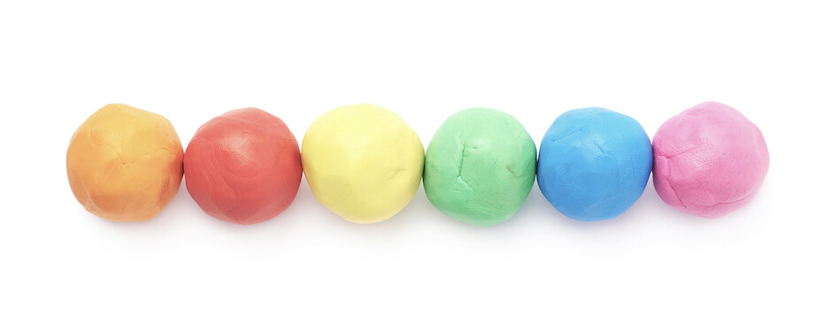 Make a Rainbow with Play Dough - Fun with Mama