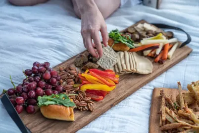 Vegan charcuterie board